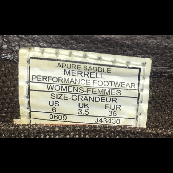 MERRELL Slip On Apure Saddle Style Shoes Women's 6 - Picture 8 of 8